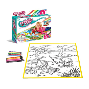 Juego de pintura de lona de juguete de aprendizaje educativo para niños (10254734)